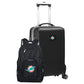 Miami Dolphins Deluxe 2-Piece Backpack and Carry on Set