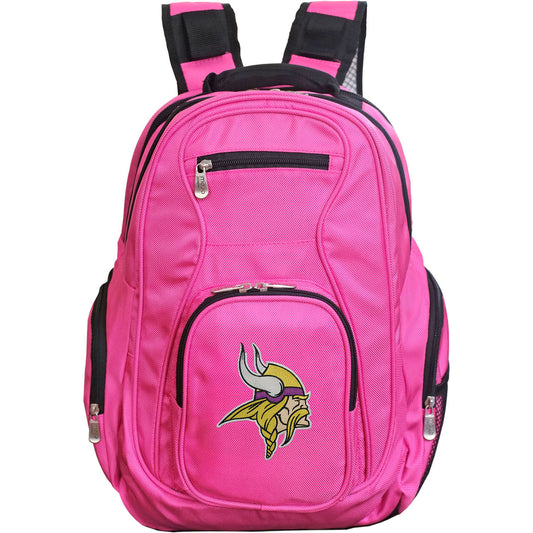 Minnesota Vikings Backpack | Minnesota Vikings Laptop Backpack- Pink
