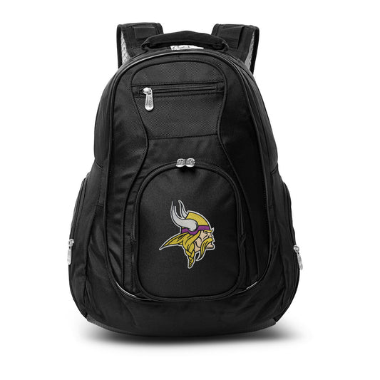 Minnesota Vikings Backpack | Minnesota Vikings Laptop Backpack- Black