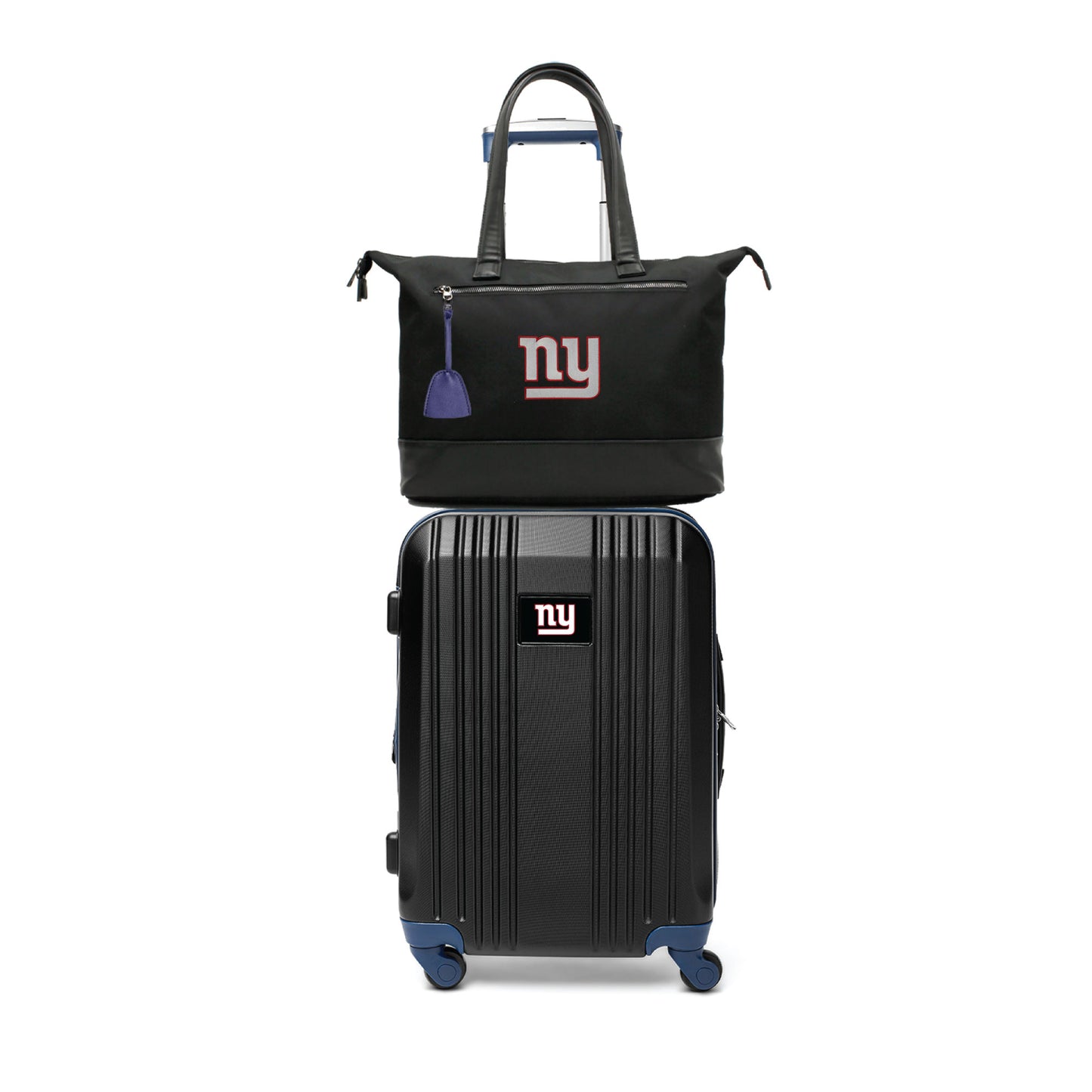 New York Giants Premium Laptop Tote Bag and Luggage Set