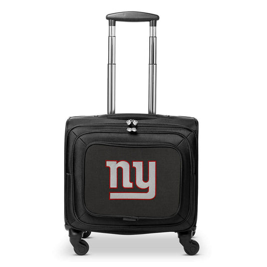 New York Giants 14" Black Wheeled Laptop Overnighter