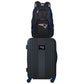 New England Patriots 2 Piece Premium Colored Trim Backpack and Luggage Set
