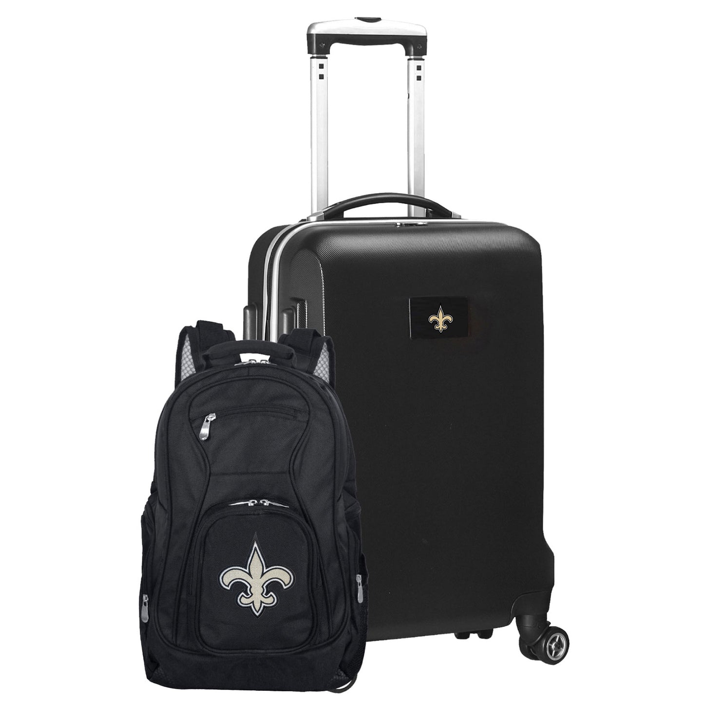 New Orleans Saints Deluxe 2-Piece Backpack and Carry on Set