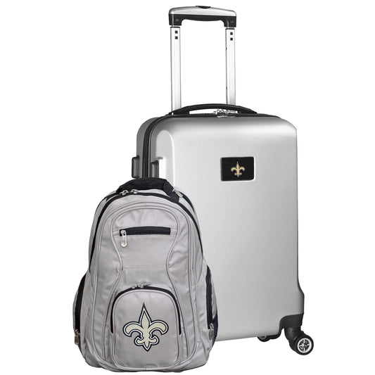 New Orleans Saints Deluxe 2-Piece Backpack and Carry on Set