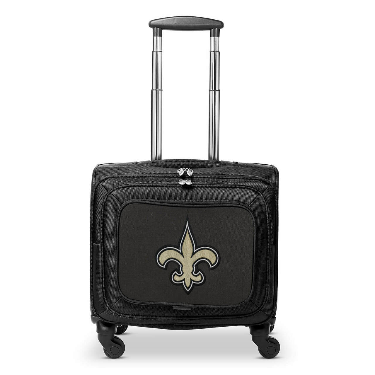 New Orleans Saints 14" Black Wheeled Laptop Overnighter