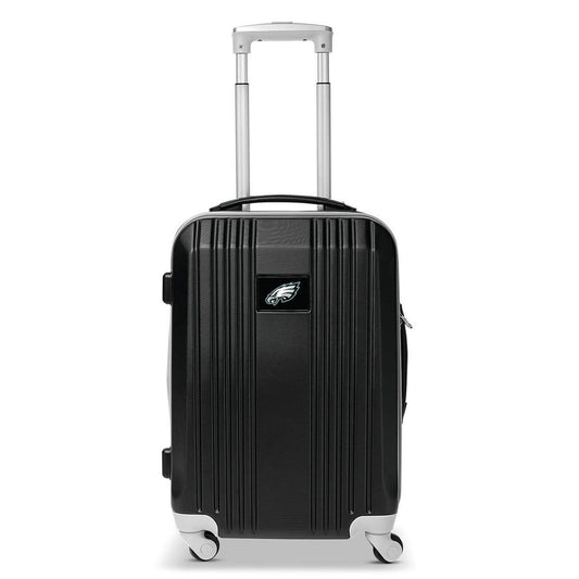 Eagles Carry On Spinner Luggage | Philadelphia Eagles Hardcase Two-Tone Luggage Carry-on Spinner in Black