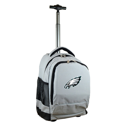 Philadelphia Eagles Premium Wheeled Backpack in Grey