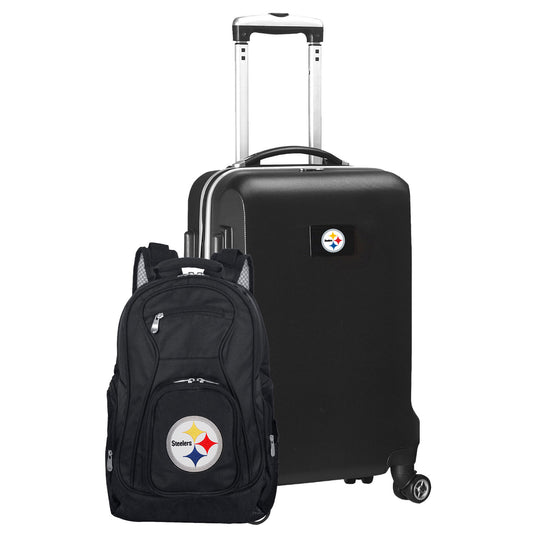 Pittsburgh Steelers Deluxe 2-Piece Backpack and Carry on Set