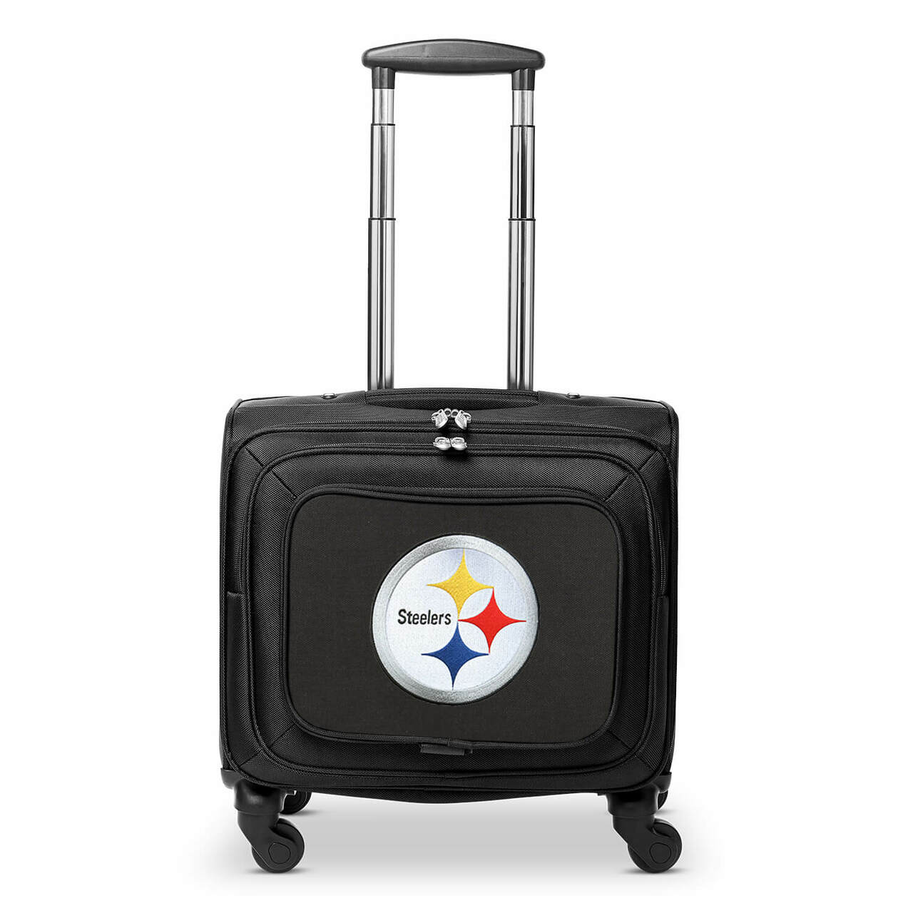 Pittsburgh Steelers 14" Black Wheeled Laptop Overnighter