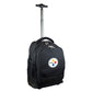 Pittsburgh Steelers Premium Wheeled Backpack in Black