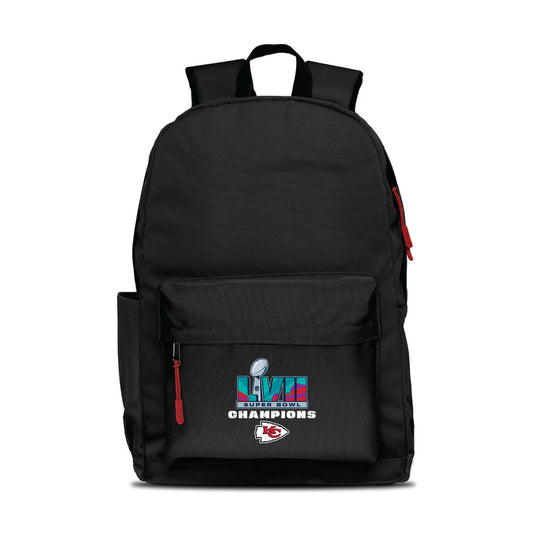 Kansas City Chiefs Super Bowl LVII Champions Campus Laptop Backpack- Black