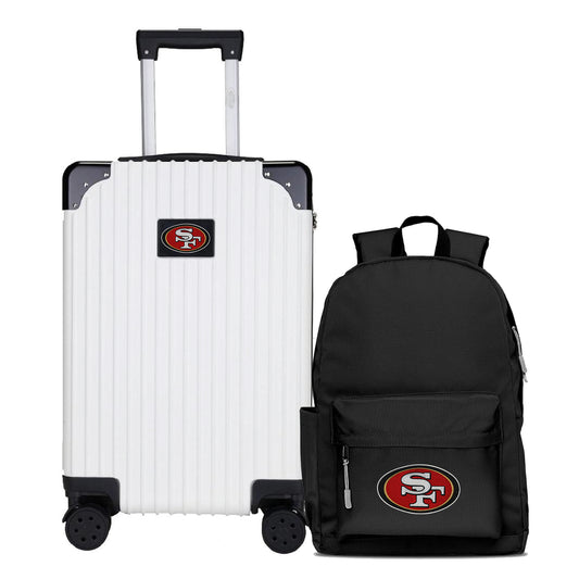 San Francisco 49ers Carry-On Hardcase Spinner Luggage and Backpack Set
