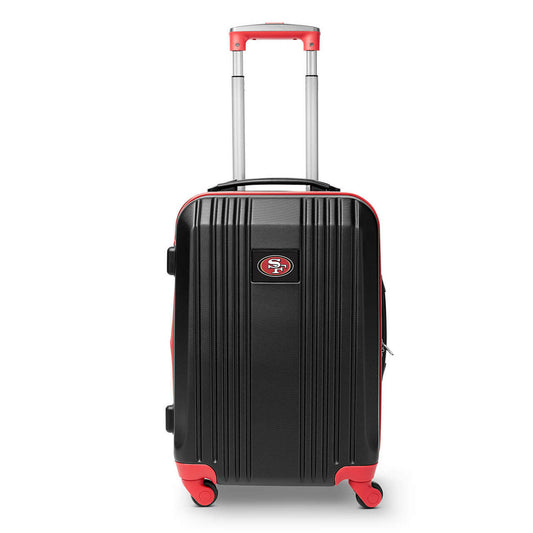 49ers Carry On Spinner Luggage | San Francisco 49ers Hardcase Two-Tone Luggage Carry-on Spinner in Red
