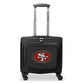 San Francisco 49ers 14" Black Wheeled Laptop Overnighter