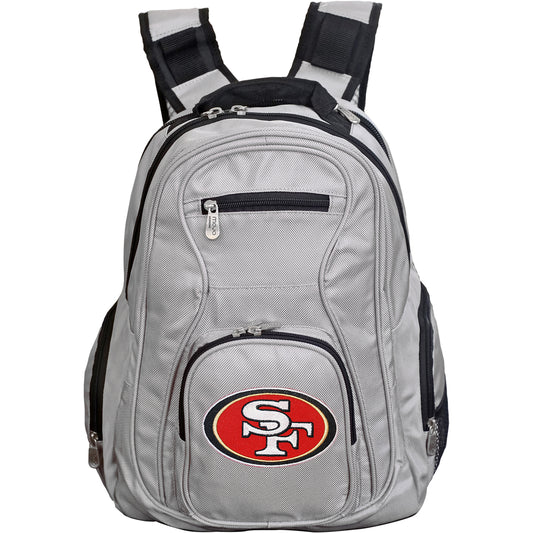 49ers Backpack | San Francisco 49ers Laptop Backpack- Gray