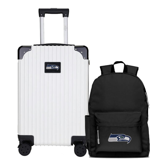 Seattle Seahawks Carry-On Hardcase Spinner Luggage and Backpack Set