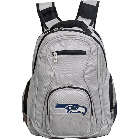 Seahawks Backpack | Seattle Seahawks Laptop Backpack- Gray