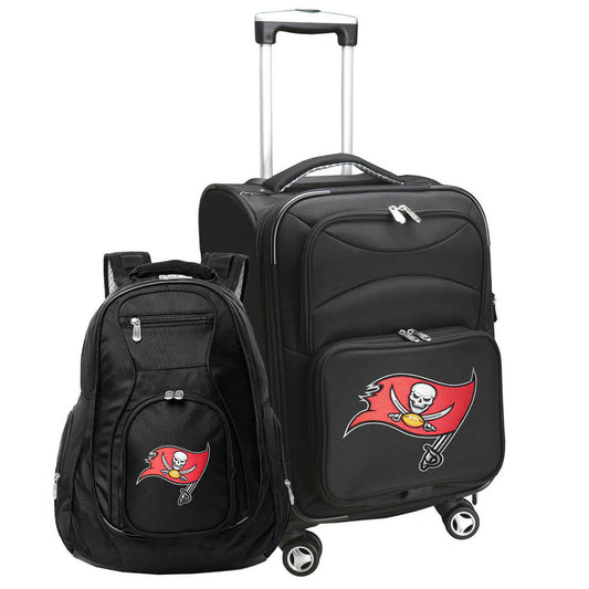 Tampa Bay Buccaneers Spinner Carry-On Luggage and Backpack Set