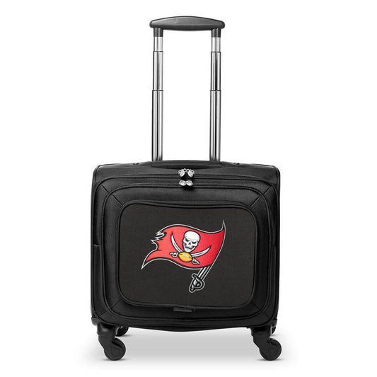 Tampa Bay Buccaneers 14" Black Wheeled Laptop Overnighter