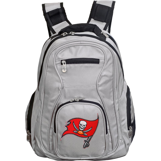 Buccaneers Backpack | Tampa Bay Buccaneers Laptop Backpack- Gray