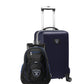 Las Vegas Raiders Deluxe 2-Piece Backpack and Carry on Set