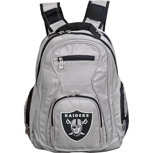 Las Vegas Raiders Backpack | Las Vegas Raiders Laptop Backpack- Gray
