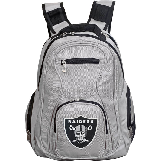 Las Vegas Raiders Backpack | Las Vegas Raiders Laptop Backpack- Gray