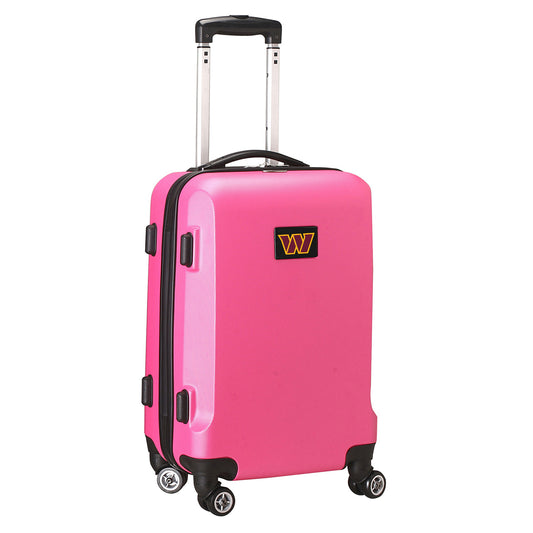 Washington Commanders Carry-on Spinner Luggage- Pink