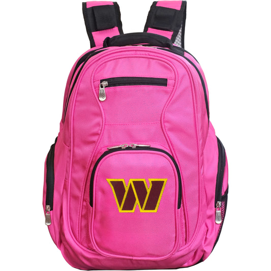 Washington Commanders Backpack | Washington Commanders Laptop Backpack- Pink