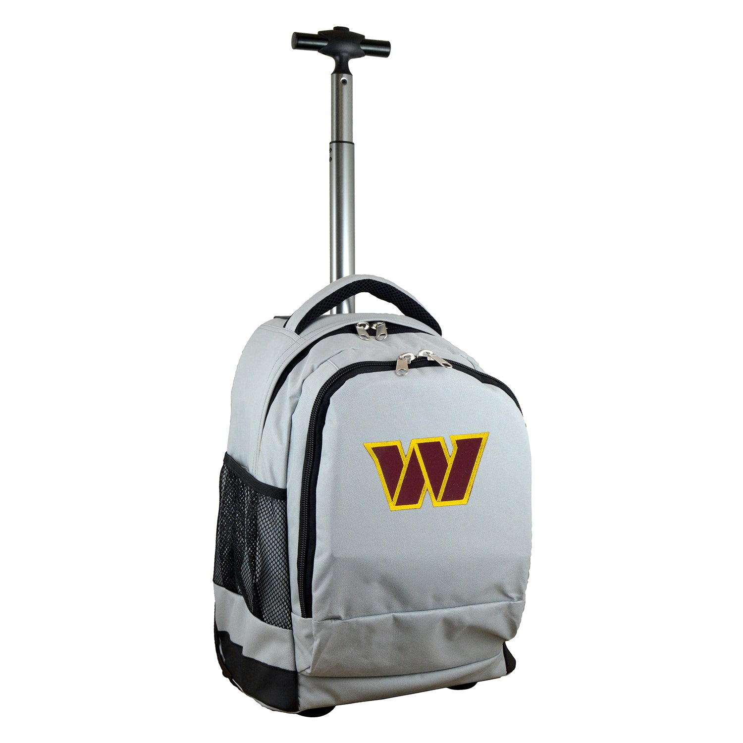 Washington Commanders Premium Wheeled Backpack- Gray