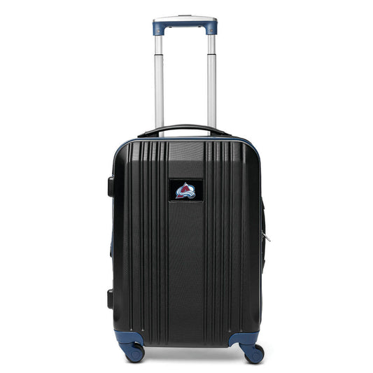 Avalanche Carry On Spinner Luggage | Colorado Avalanche Hardcase Two-Tone Luggage Carry-on Spinner in Navy