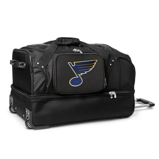 Mojo Licensing NHL St. Louis Blues 21.5 x 12 x 14 Black Ballistic Nylon  Softshell Carry-on Bag (1-Bag) in the Luggage & Luggage Sets department at