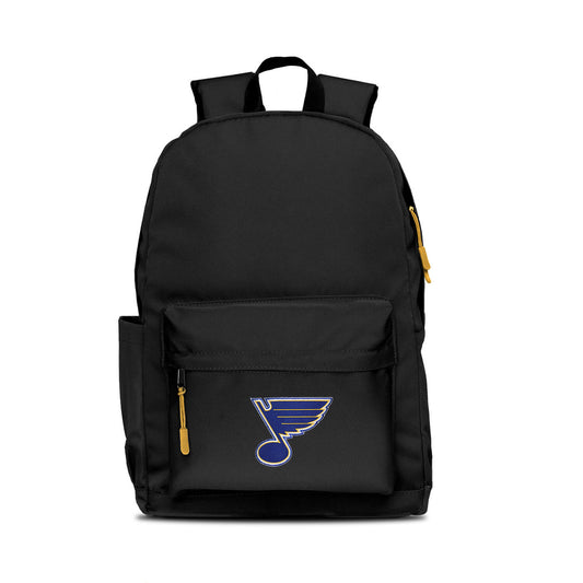 St Louis Blues Campus Laptop Backpack- Black