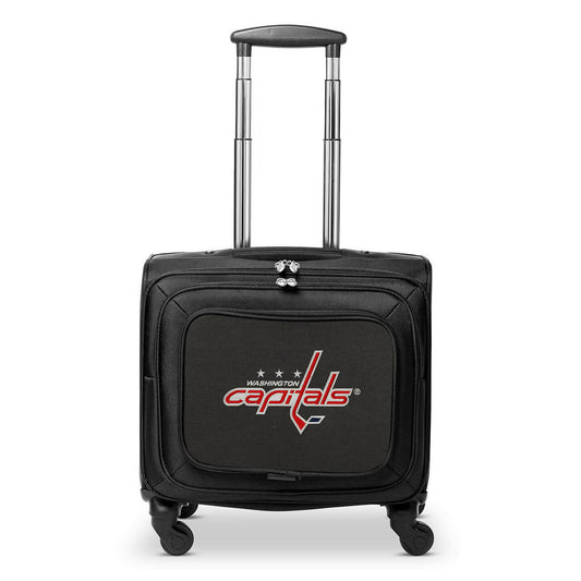 Washington Capitals 14" Black Wheeled Laptop Overnighter