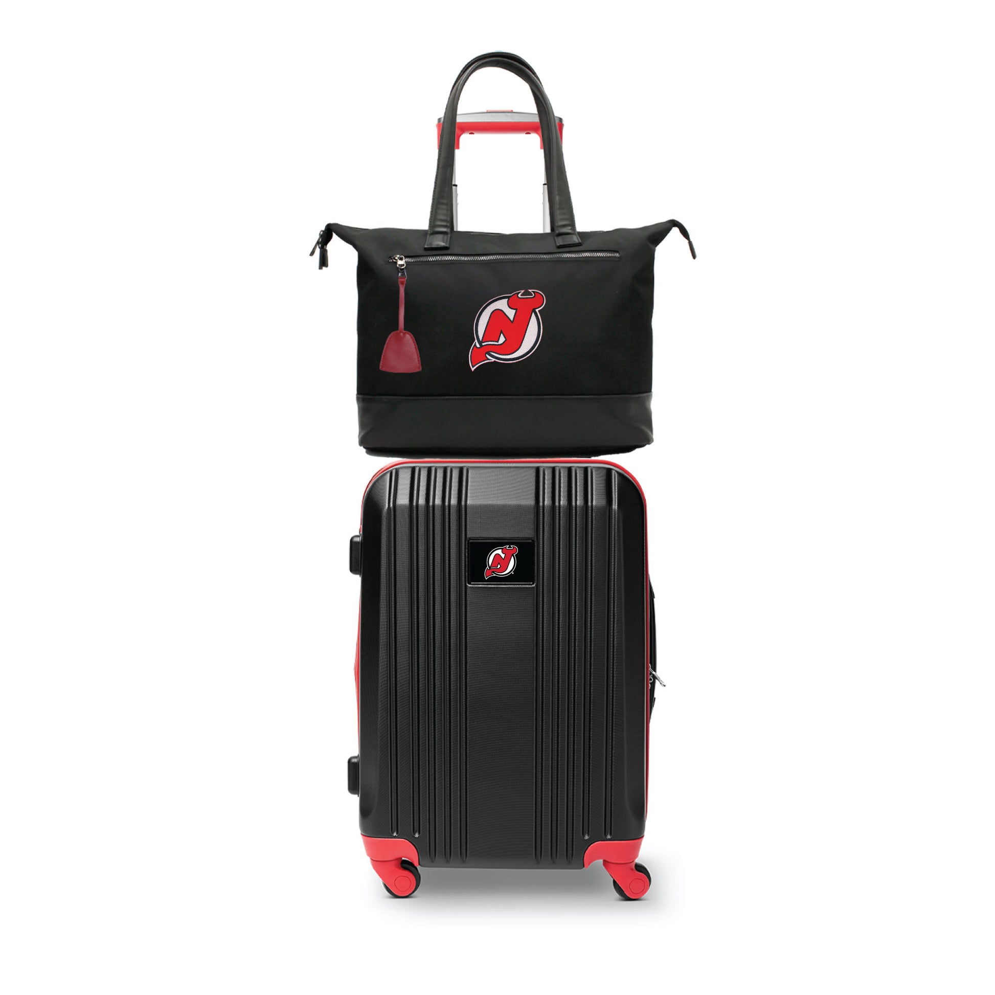 New Jersey Devils Premium Laptop Tote Bag and Luggage Set