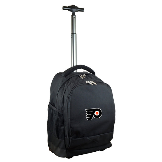 Philadelphia Flyers Premium Wheeled Backpack in Black