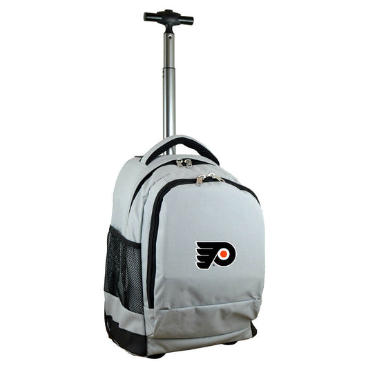 Philadelphia Flyers Premium Wheeled Backpack in Grey