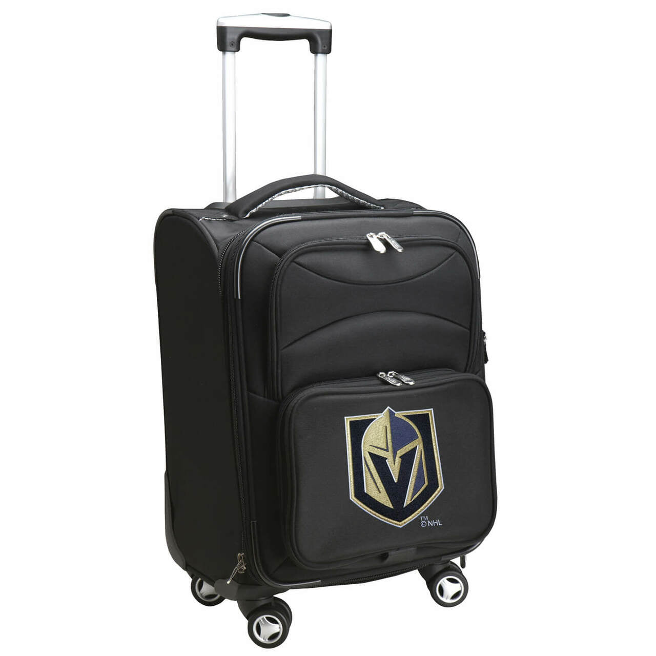 Vegas Golden Knights 21" Softsided Luggage Carry-on Spinner in Black