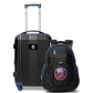 New York Islanders 2 Piece Premium Colored Trim Backpack and Luggage Set
