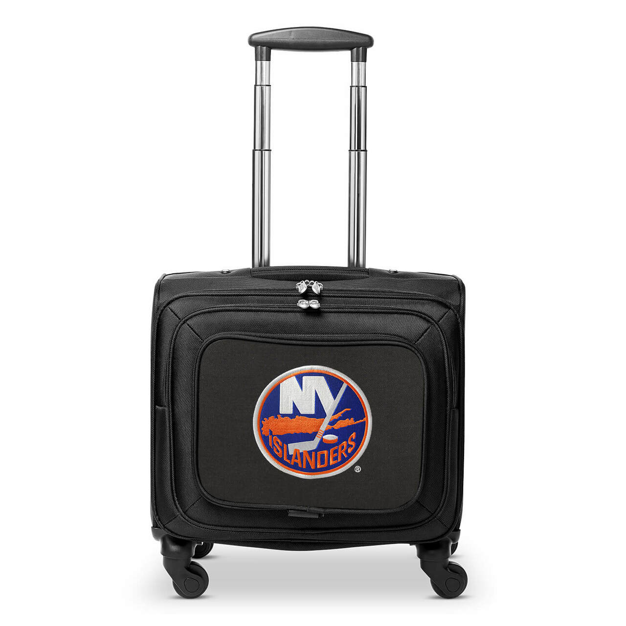 New York Islanders 14" Black Wheeled Laptop Overnighter