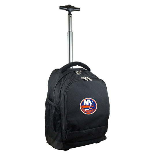New York Islanders Premium Wheeled Backpack in Black
