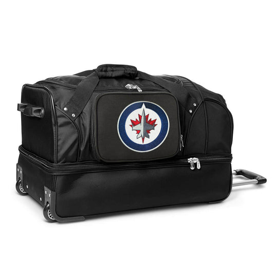 Winnipeg Jets 27" wheeled Drop Bottom Duffel