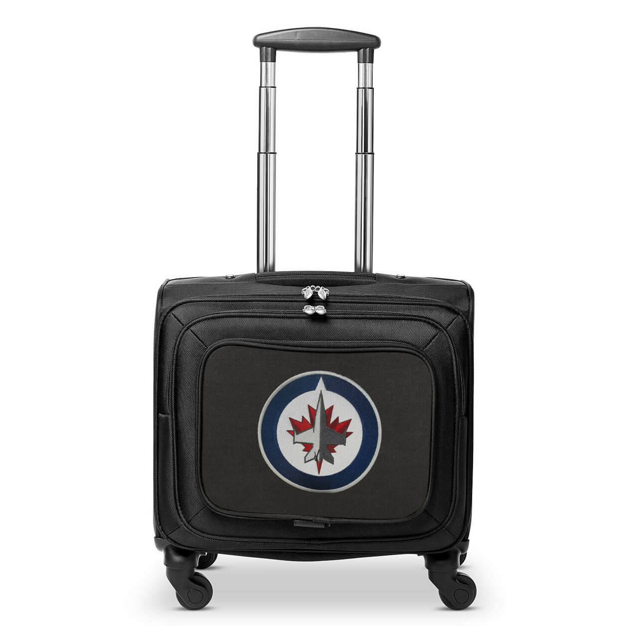 Winnipeg Jets 14" Black Wheeled Laptop Overnighter