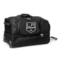 Los Angeles Kings 27" Black Rolling Drop Bottom Duffel