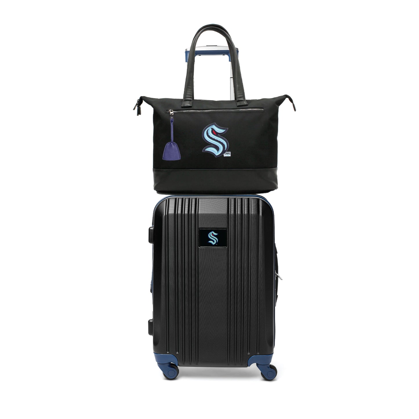 Seattle Kraken Premium Laptop Tote Bag and Luggage Set