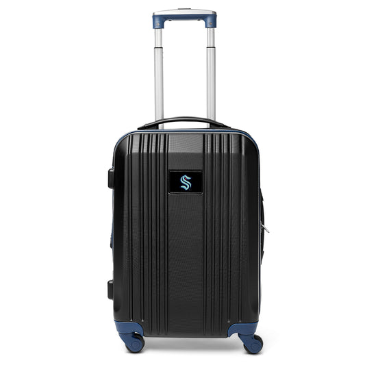 Seattle Kraken 21" Hardcase Two-Tone Luggage Carry-on Spinner in Navy