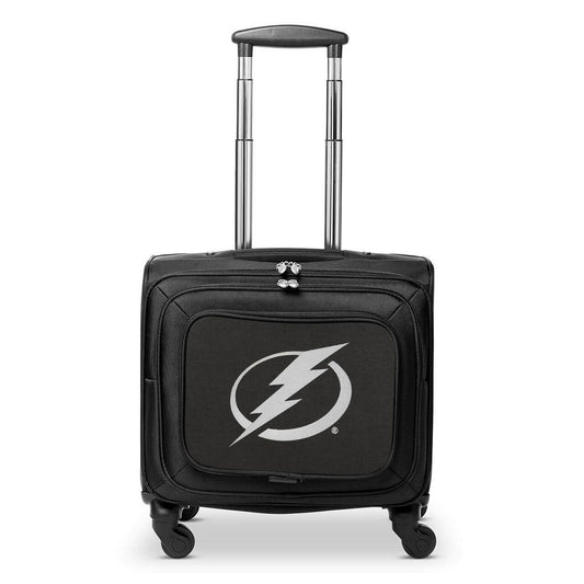 Tampa Bay Lightning 14" Black Wheeled Laptop Overnighter