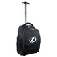 Tampa Bay Lightning Premium Wheeled Backpack in Black