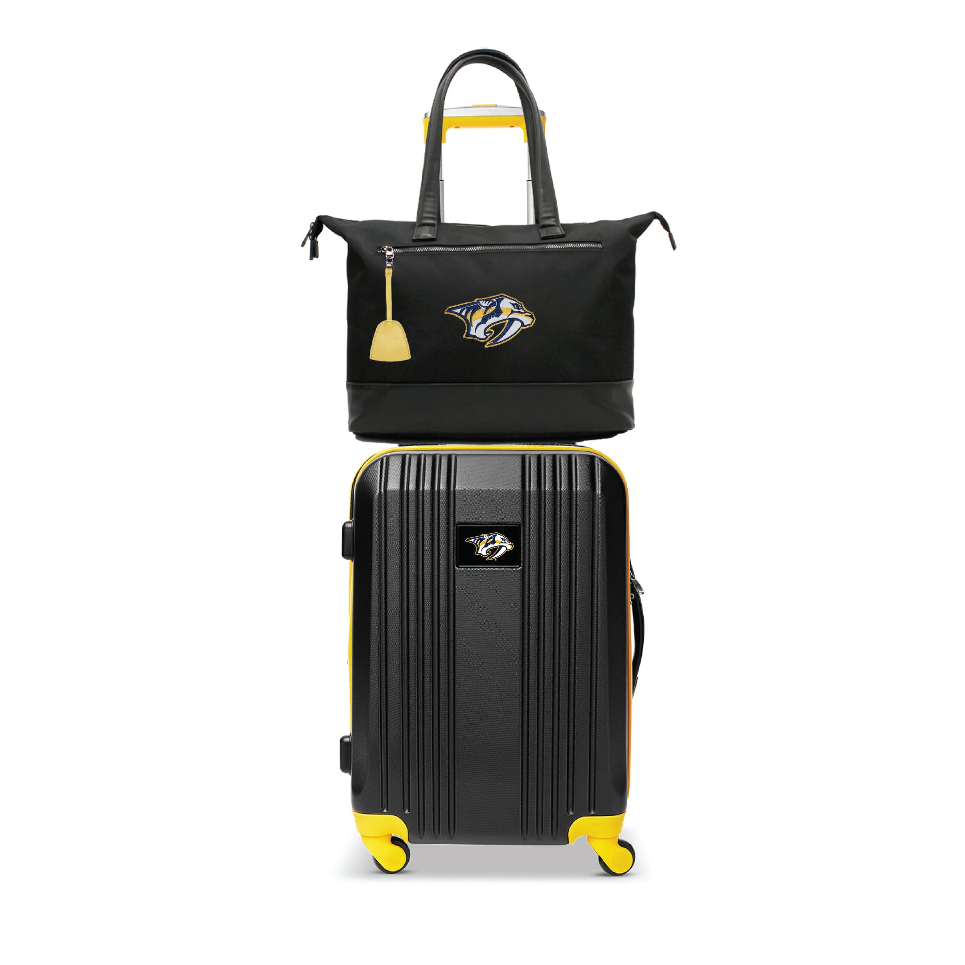 Nashville Predators Premium Laptop Tote Bag and Luggage Set