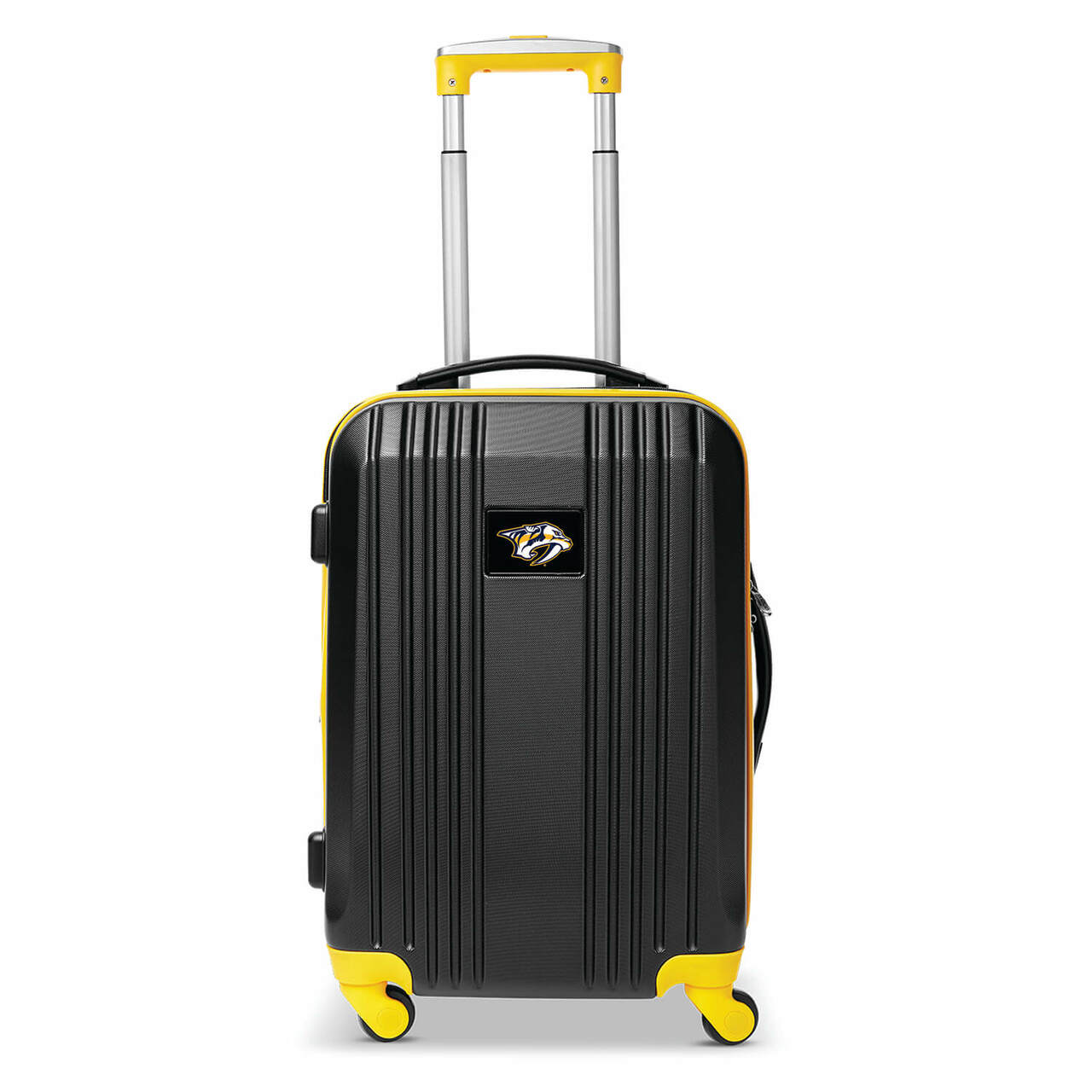 Predators Carry On Spinner Luggage | Nashville Predators Hardcase Two-Tone Luggage Carry-on Spinner in Yellow